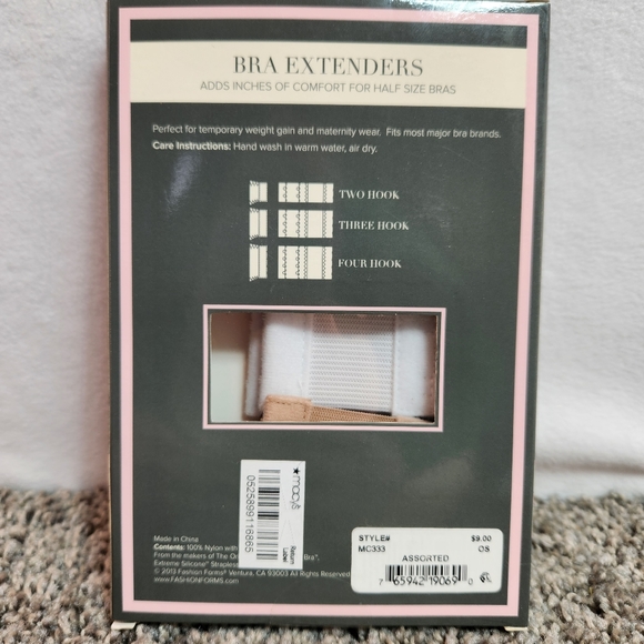 BRA EXTENDERS Womens Fashion Forms  5 pack 3 hooks - Picture 6 of 6